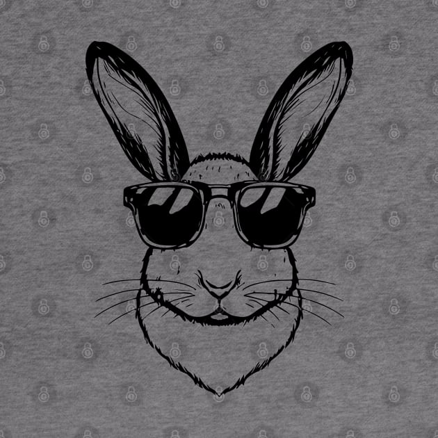 Bunny Face With Sunglasses For Boys Men Kids Easter Day by LEGO